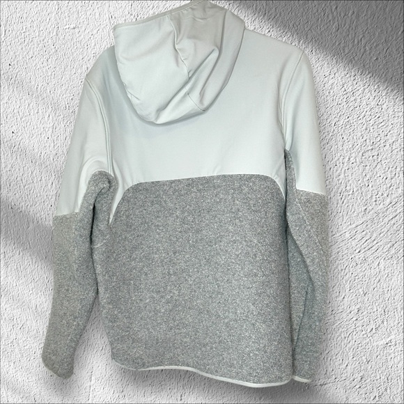 Lululemon Tundra Trek Wool Full Zip Hooded Sweater Jacket Sherpa Medium Gorpcore - Picture 2 of 16